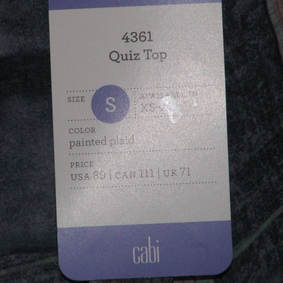 CAbi "Quiz" Top - Picture 2 of 2